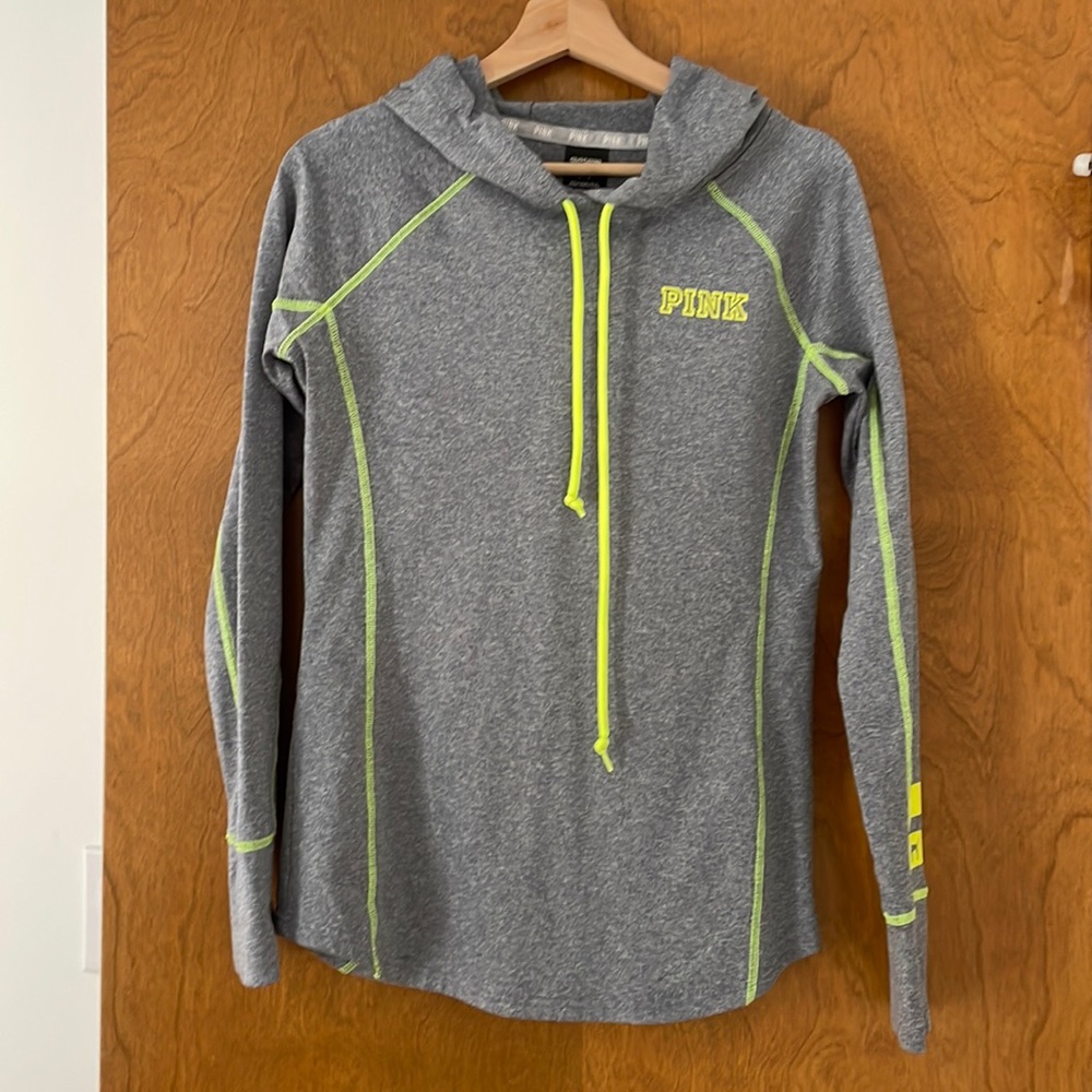 PINK Victoria’s Secret Grey Athleisure Hoodie